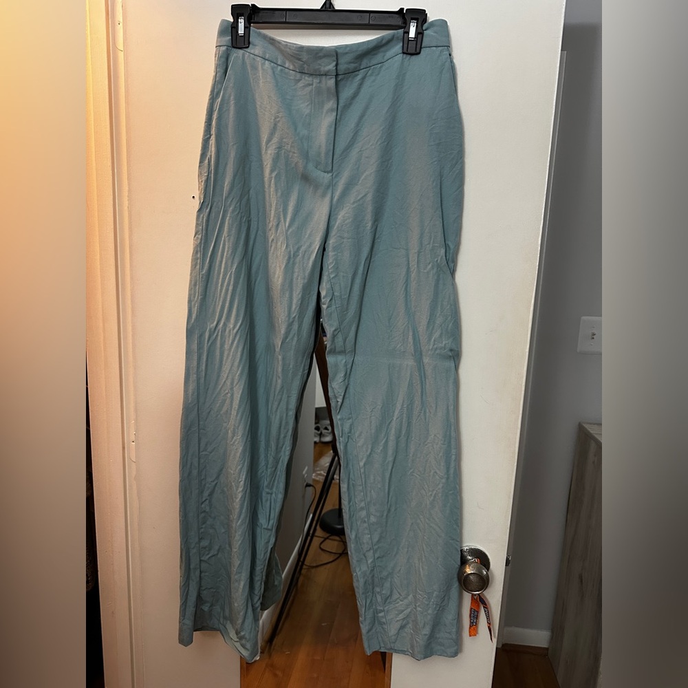 Zara Light Teal Trousers